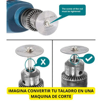 Thumbnail for Convierte Tu Taladro En Una Sierra Portatil: Kit 5 Discos Tambien Para Mototool