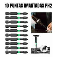 Thumbnail for Kit De Ensamble, 10 Puntas Ph2, 4 Avellanadoras, 2 Prensa Esquinera, 1 Escuadra + REGALO
