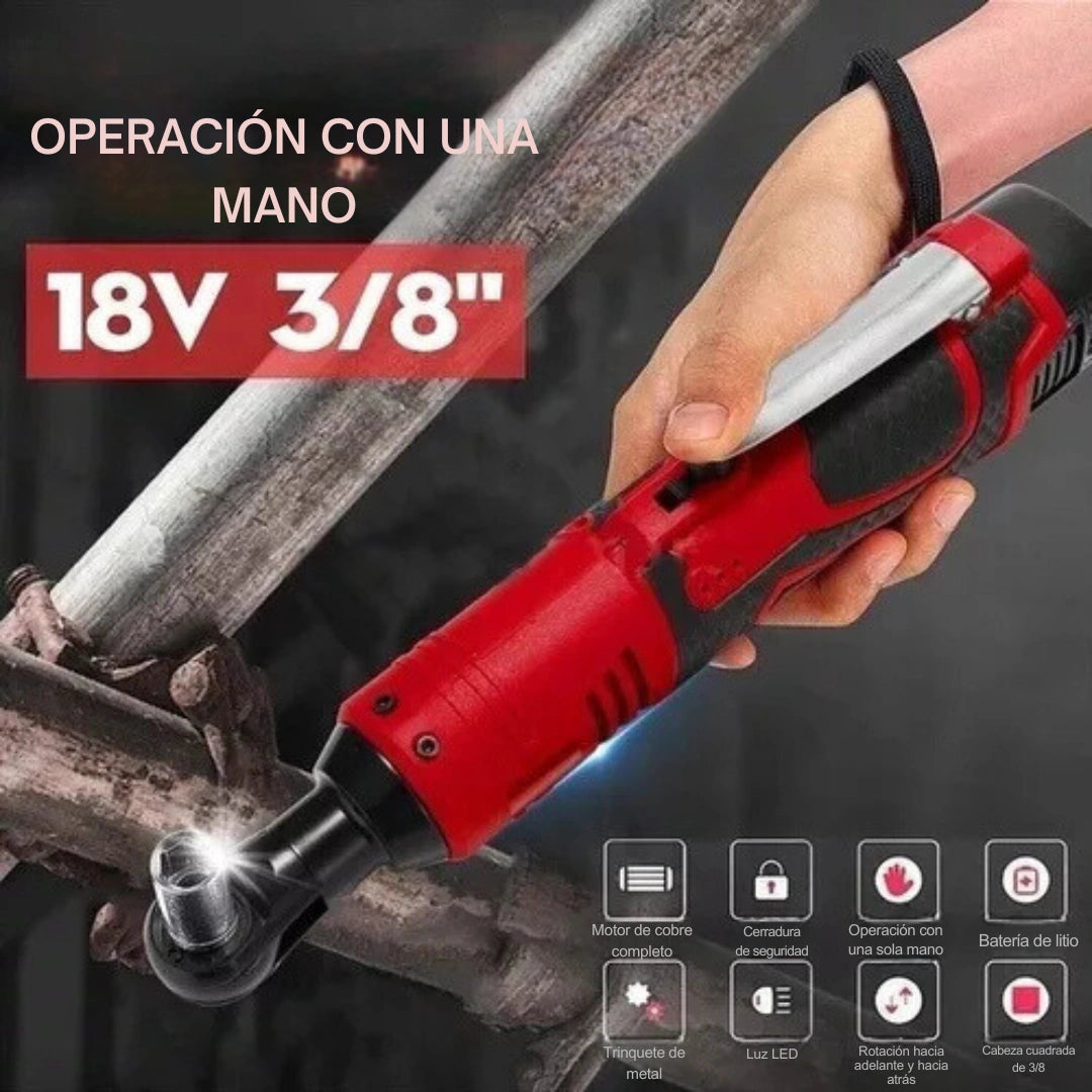 Llave Rachet Eléctrica Para Trabajos Rápidos y Seguros