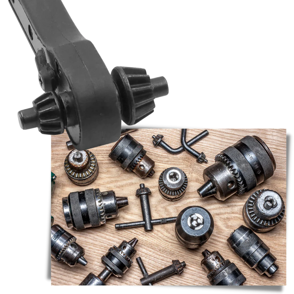 HandyGearX™: La Llave De Mandril 2 en 1 Que Revoluciona Tus Proyectos