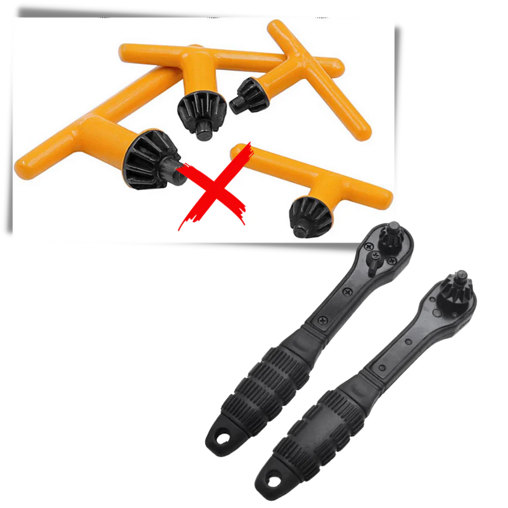 HandyGearX™: La Llave De Mandril 2 en 1 Que Revoluciona Tus Proyectos