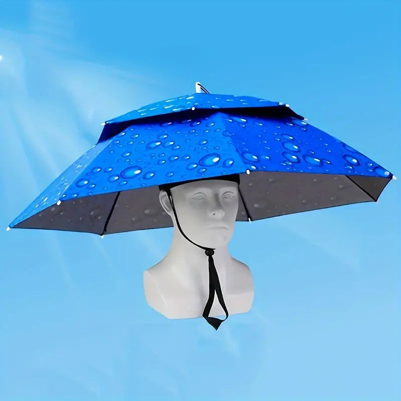 UmbrellaHat Pro™: La Solución Manos Libres para el Sol y la Lluvia