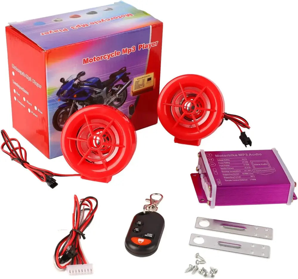 MotoGuard™ - Sistema de Alarma Antirrobo con Altavoz MP3 para Motocicleta