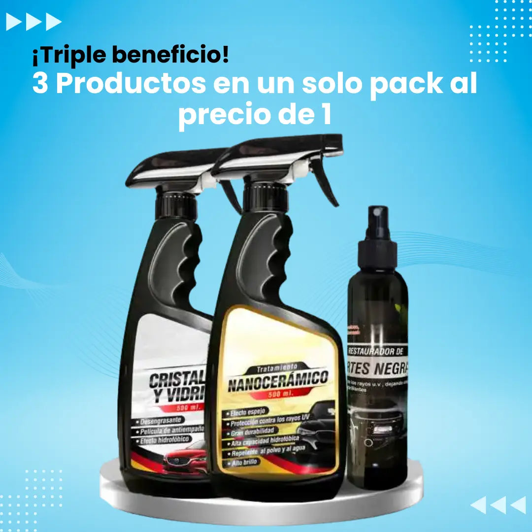 BioClean - Kit De Detallado Para Cualquier Vehiculo + Paño De Obsequio