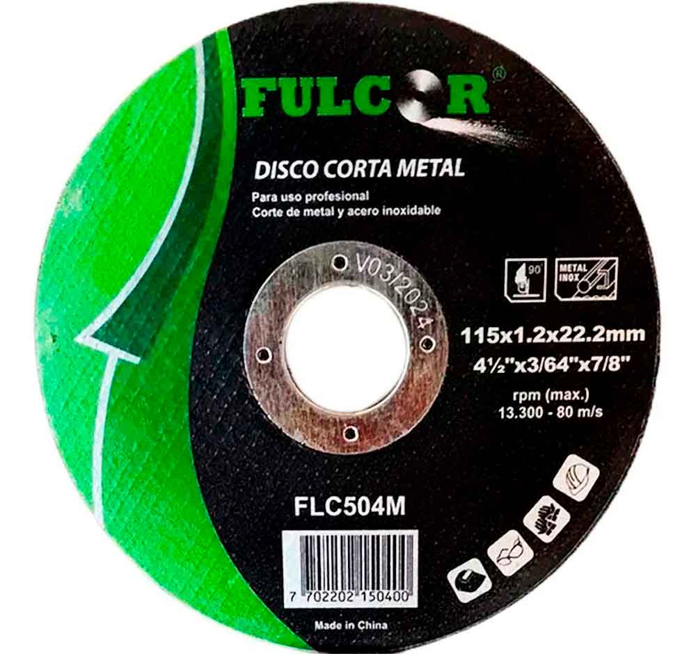 disco para corte de metal